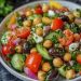 Ensalada de garbanzo fresca