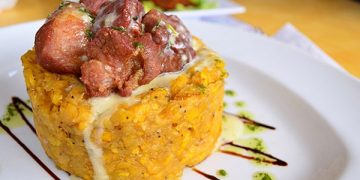 Mofongo puertorriqueño tradicional