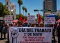 Entre marchas y calor: así se vivió el Día del Trabajo en Sonora