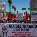Entre marchas y calor: así se vivió el Día del Trabajo en Sonora