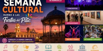 Hermosillo tendrá una intensa agenda cultural esta semana rumbo a las Fiestas del Pitic 2026