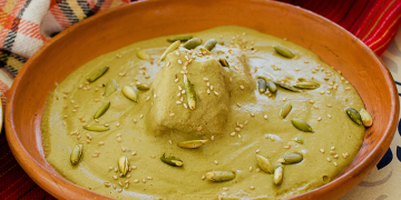 Pollo en pipián verde