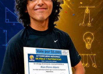Estudiante de Caborca pone en alto a Sonora en concurso de Física y Matemáticas