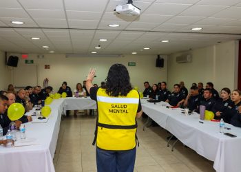 Policías Estatales fortalecen su preparación con capacitación en Primeros Auxilios Psicológicos