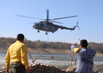 Refuerzan combate al incendio en Tarachi; alcanza 55% de liquidación