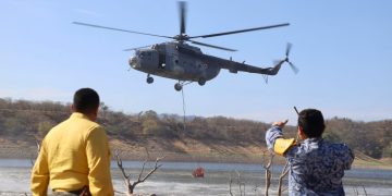 Refuerzan combate al incendio en Tarachi; alcanza 55% de liquidación
