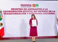 Lorenia Valles formaliza su registro para coordinar los Comités de Defensa de la Transformación y la Soberanía Nacional en Sonora