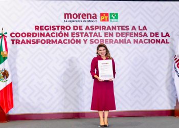 Lorenia Valles formaliza su registro para coordinar los Comités de Defensa de la Transformación y la Soberanía Nacional en Sonora