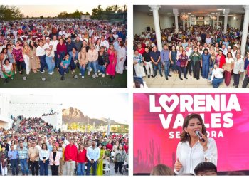 Encabeza Lorenia Valles encuentros del Segundo Piso de la Transformación en el sur de Sonora