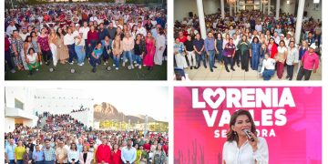 Encabeza Lorenia Valles encuentros del Segundo Piso de la Transformación en el sur de Sonora