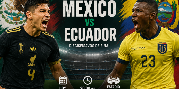 México va por el boleto a octavos ante Ecuador