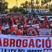 Manifestaciones de trabajadores y maestros continúan en Hermosillo; anuncian nuevas protestas para junio