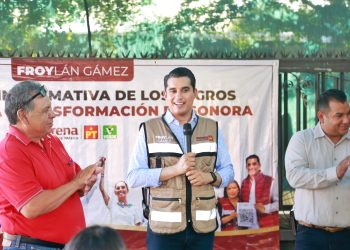 Froylán Gámez lleva gira al sur de Sonora y destaca obras en la región