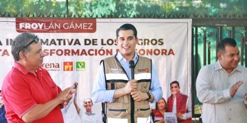 Froylán Gámez lleva gira al sur de Sonora y destaca obras en la región
