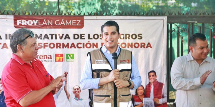 Froylán Gámez lleva gira al sur de Sonora y destaca obras en la región