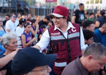 Celida López destaca avances de la Cuarta Transformación en gira por Caborca