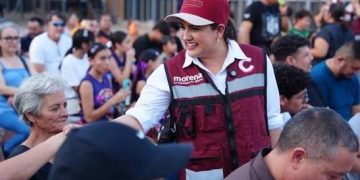 Celida López destaca avances de la Cuarta Transformación en gira por Caborca