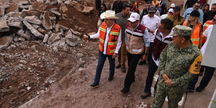 Supervisa Gobierno de Sonora daños por lluvias extraordinarias en Nogales
