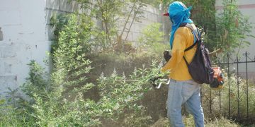Refuerza Ayuntamiento de Guaymas acciones de limpieza y mantenimiento en Las Palmas