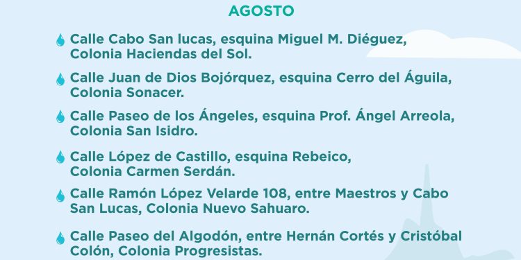 Mantienen reparto de agua en colonias de Hermosillo