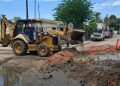 Avanza rehabilitación de colector sanitario en la colonia Sahuaro