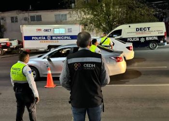 Derechos Humanos se retira temporalmente de alcoholímetros en Hermosillo y pide corregir irregularidades