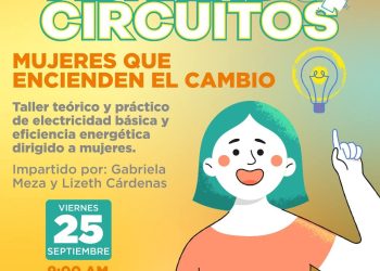 Capacitan a mujeres en electricidad básica