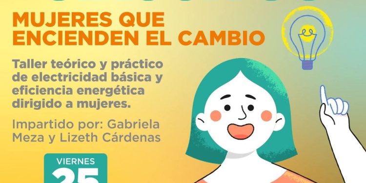 Capacitan a mujeres en electricidad básica