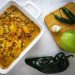 Chayotes gratinados con queso